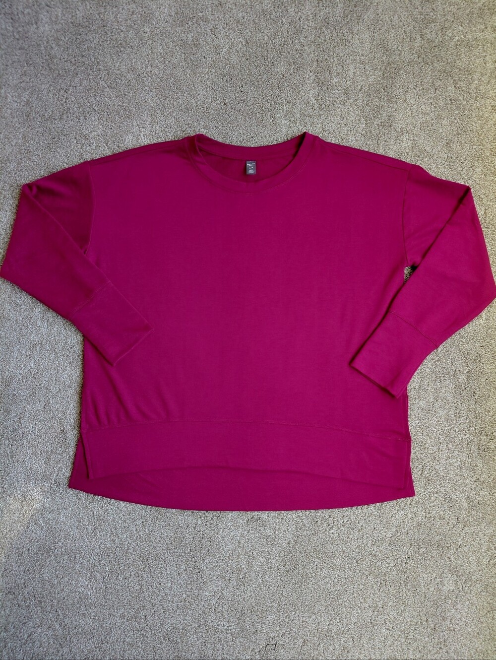 Joe Fresh Magenta Long Sleeve Women's Top